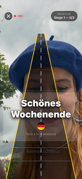 LangFeed Practice Mode